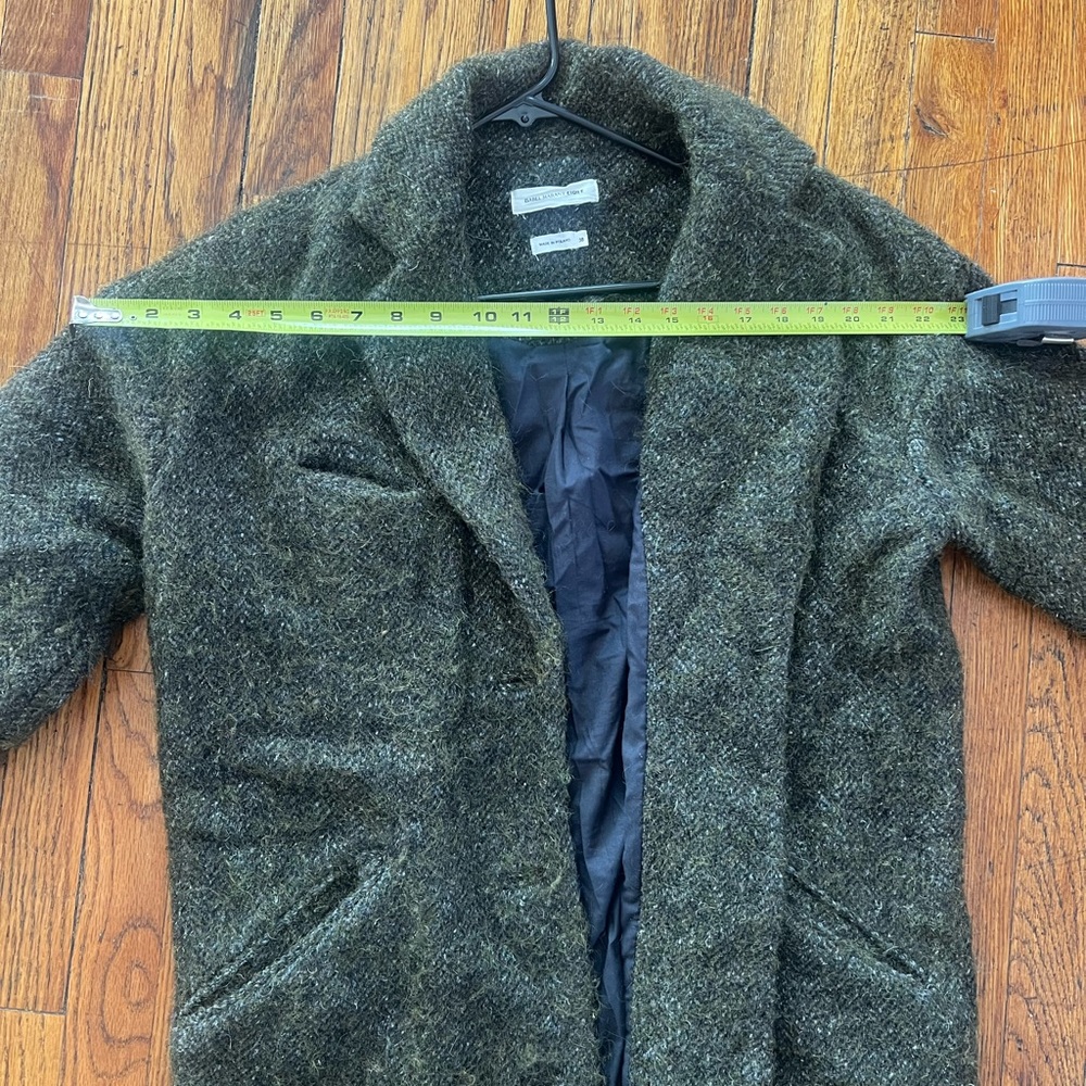 Isabel Marant Etoile olive green wool and alpaca cocoon coat - Picture 8 of 8